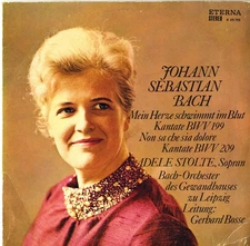 STOLTE Adele BACH Cantatas B.199 & 209 BOSSE Leipzig GH Eterna 825755 Black Lbl
