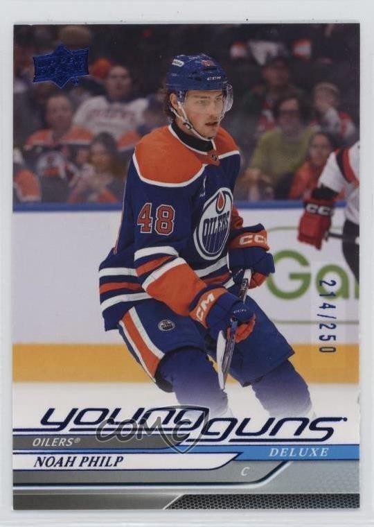 2024-25 Upper Deck Series 2 Young Guns Deluxe 214/250 Noah Philp #495 Rookie