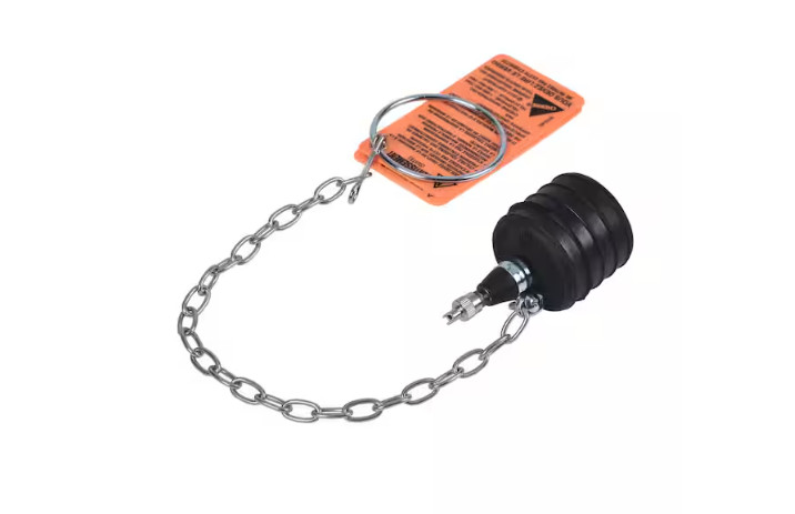 CHERNE 2 in. Rubber Test-Ball Pipe Plug, Model # 270024