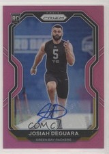 2020 Panini Prizm Rookie Pink Prizm Auto Josiah Deguara #362 Auto 4k8