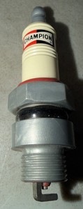 Vintage Champion Spark Plug - Plastic Promotional Toy - Display
