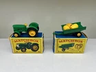 Matchbox LESNEY John Deere Tractor Trailer No 50 & 51 & ORIGINAL Boxes LOT