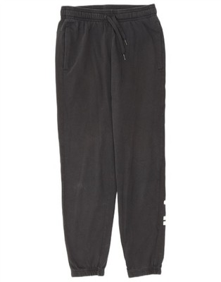 Adidas Mens Graphic Tracksuit Trousers Joggers Small Black Cotton JO10