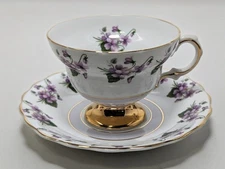 Vintage Tea Cup and Saucer by Royal Dover China. Made in England.