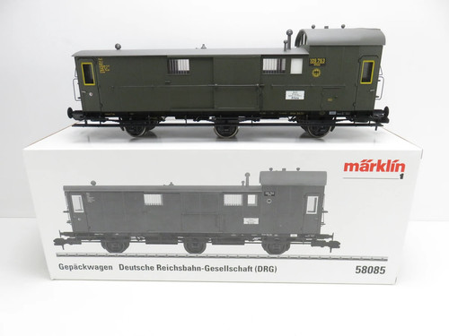 (1HOL433) Märklin 58085 Gepäckwagen Pw3 der DRG 1 DC, OVP | Condition: Gebraucht