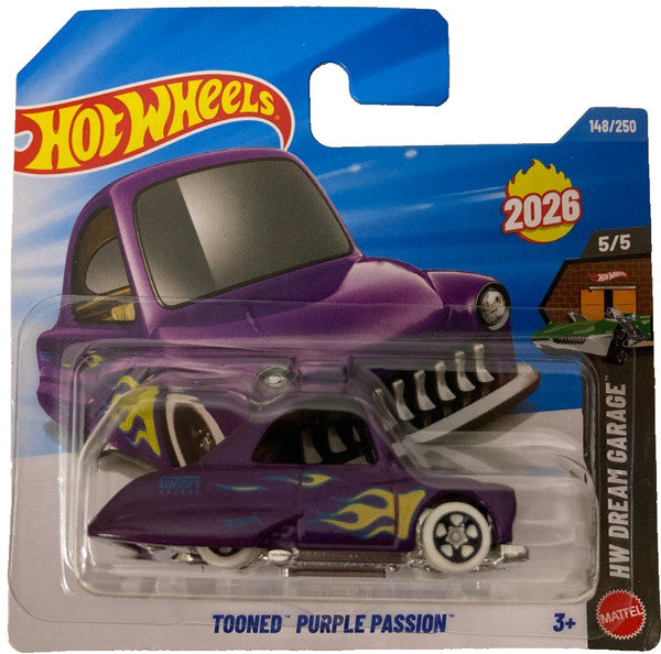 Hot Wheels 2026 - Tooned Purple Passion - Hw Dream Garage - Neu & Ovp-image