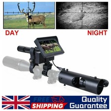 400M Infrared Night Vision Rifle Scope Hunting Sight 850nm LED IR Camera 16MM UK