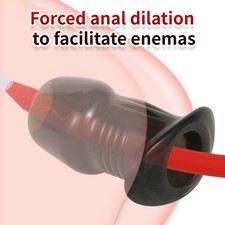 TPE Male Hollow Enema Plug Extreme Spreader Dilator Expander Speculum for Couple