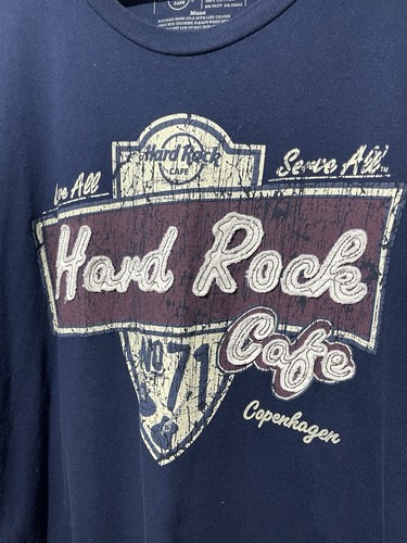 Hard Rock Cafe T-Shirt 100% Cotton Short Sleeve Navy Size Extra Large #121 - Bild 2 von 7