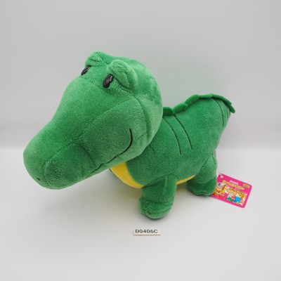 D0406C Tabekko Doubutsu land Alligator Crocodile Ginbis 8'' Plush Toy Sk Japan