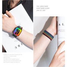 Nylon For Apple Watch 9 8 7 6 5 4 SE Ultra 2 44/41/45/49mm Band Strap Loop Sport
