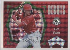 2021 Panini Mosaic Debuts Green Mosaic Prizm Alec Bohm #PD20 0a3
