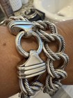 Authentic David YURMAN Double Chain Cable Link Necklace Chunky — photo 9