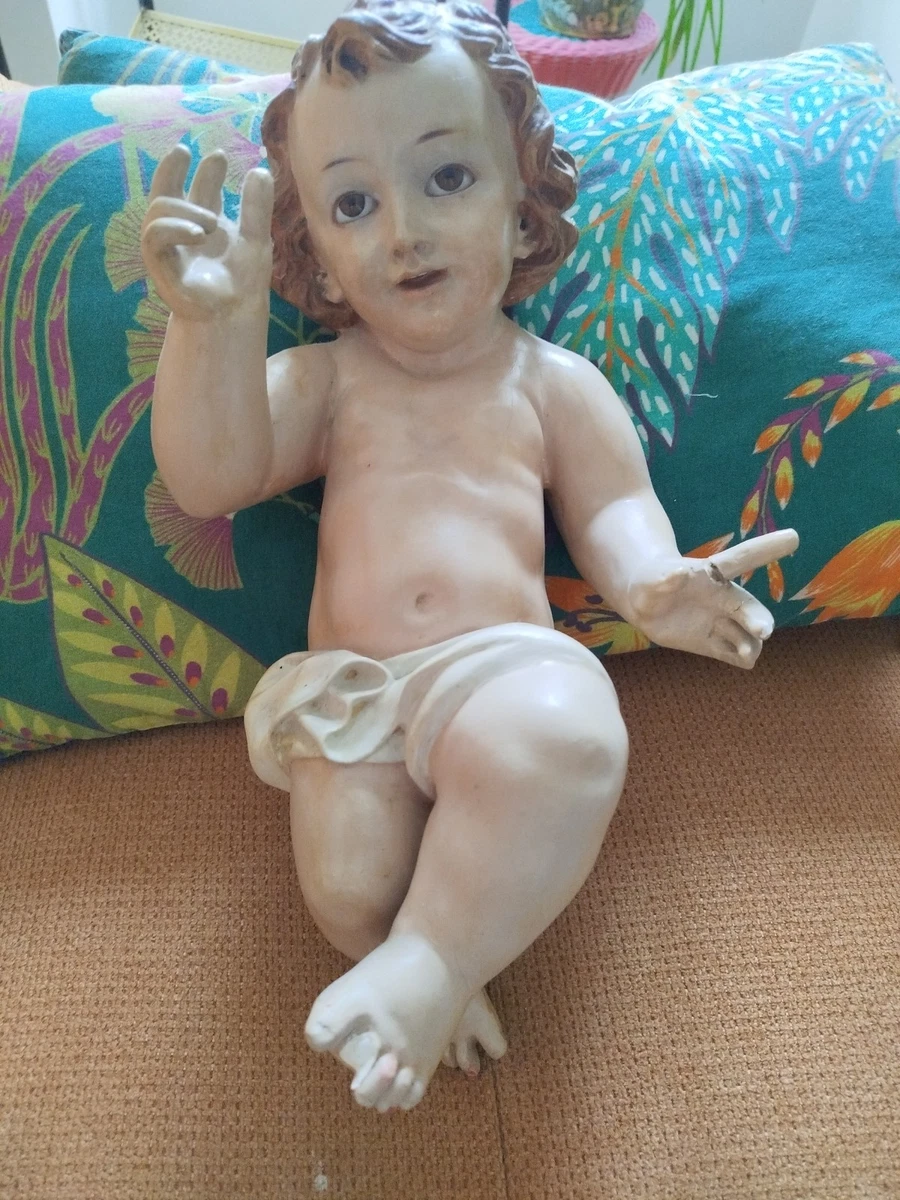 ANCIENNE PAIRE D'YEUX en sulfure pour peluche ours, marron noir et coin