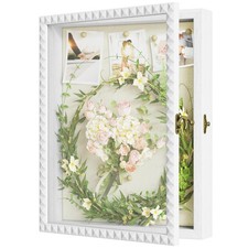 Shadow Box Frame 11x14 Deep Large Shadow Box Display Cases Wood Memory Box wi...