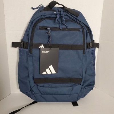 Adidas Impulse Backpack Mineral Blue/Black Laptop School Bag NWT