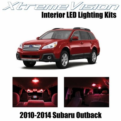 XtremeVision Interior LED for Subaru Outback 2010-2014 (6 PCS) Red