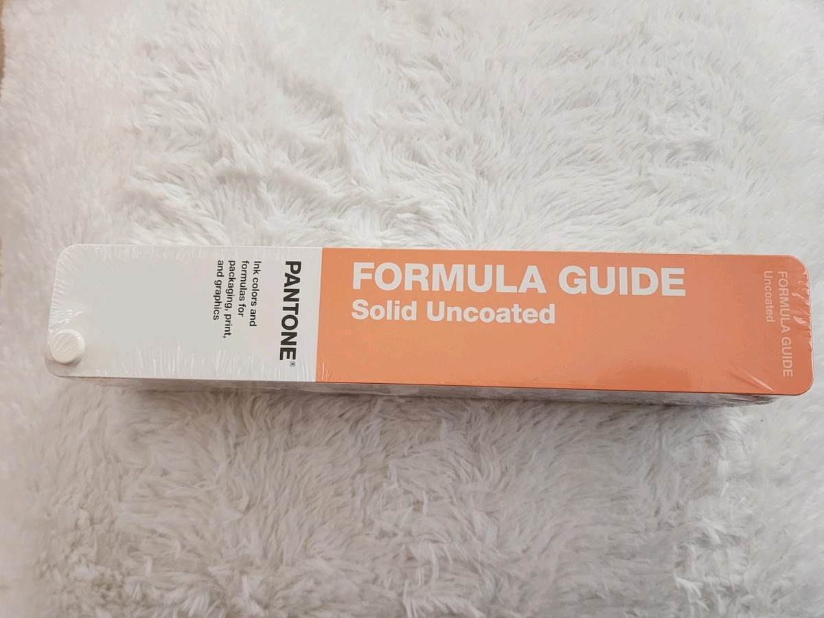 Formula Guide Solid UNCOATED PANTONE BOOK | eBay
