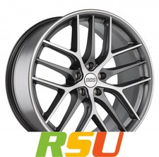 BBS CC-R graphit diamantgedreht matt 8.5x19" ET44 LK5 112 ML 82 Alufelgen 19 ...