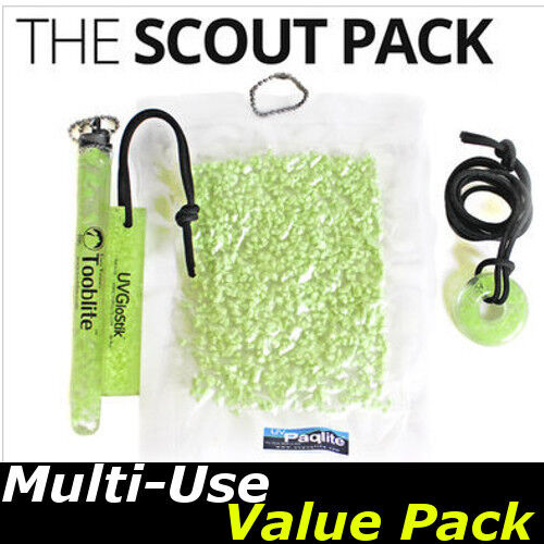 The Scout Pack, UVPaqlite Rechargeable Glow Sticks