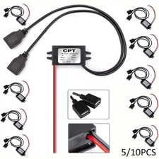 5/10X DC 12V To 5V 15W Step down USB Converter Regulator Adapter For Car Charger