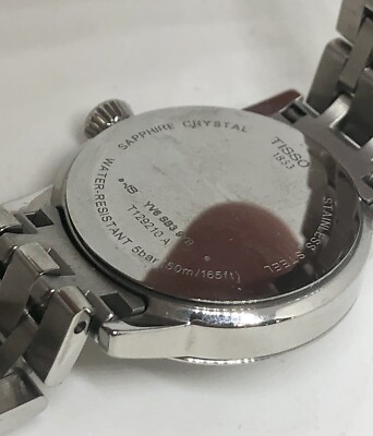 Tissot T129210A Womens Watch Stainless Steel Sapphire Crystal 28mm