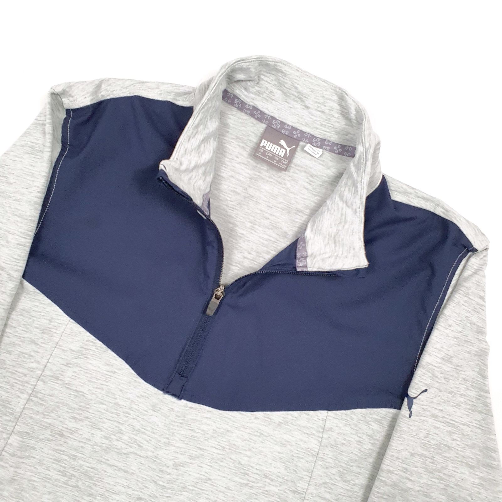 Mens PUMA Active Polyester 1/4 Quarter Zip Jumper Sweatshirt S image 2