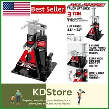 Powerbuilt 3 Ton All-in-One Bottle Jack & Jack Stand - 21 Inch Lift