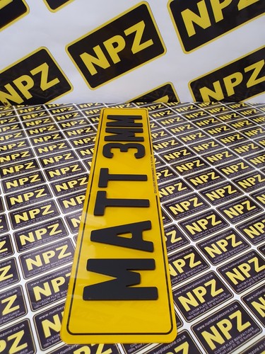 MATE 4D Acrílico Número Placa Dígito Negro Letra 3M 3mm | 0 a 9 | Granel x200 Cantidad - Imagen 15 de 17