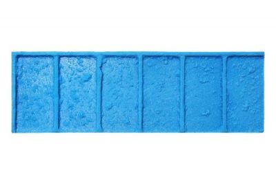 Worn Brick 8'' | Concrete Border Stamp by Walttools (Single)
