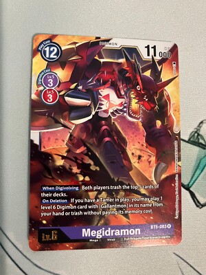 Megidramon BT5-083 R Digimon CCG | Battle of Omni NM