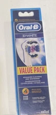 Oral B 3D White Replacement Electric Toothbrush Heads 4 Pack