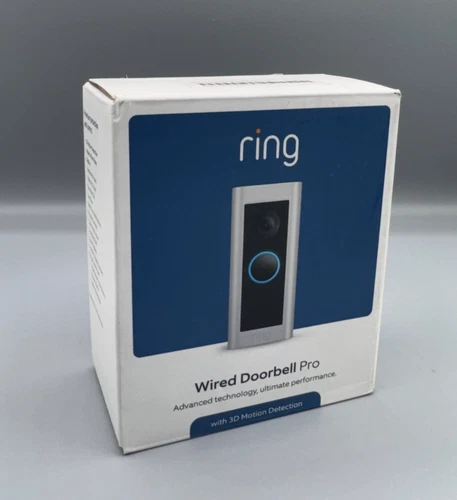 Ring Doorbell Pro - Satin Nickel 3D Motion Detection