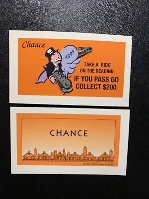 Monopoly Deluxe Edition 1995 Chance Card IF YOU PASS GO COLLECT $200 | eBay Monopoly Deluxe Edition 1995 Chance Card IF YOU PASS GO COLLECT $200 | eBay