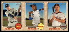 2017 Topps Heritage Advertising Ad Panel Headley/Jurickson Profar/Phil Gosselin