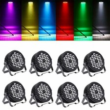8X 200W 18LED PAR Light Stage Lights RGBW DMX Beam Xmas DJ Disco KTV Party Light