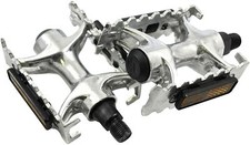 BMX Freestyle Retro Old School 1/2" Cro-Mo Axle Rat Trap Alloy Pedals Silver