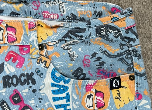 Born Primitive The Buttery Bros Herren Spellout Party 5 Taschen Shorts Größe 3XL - Bild 4 von 10