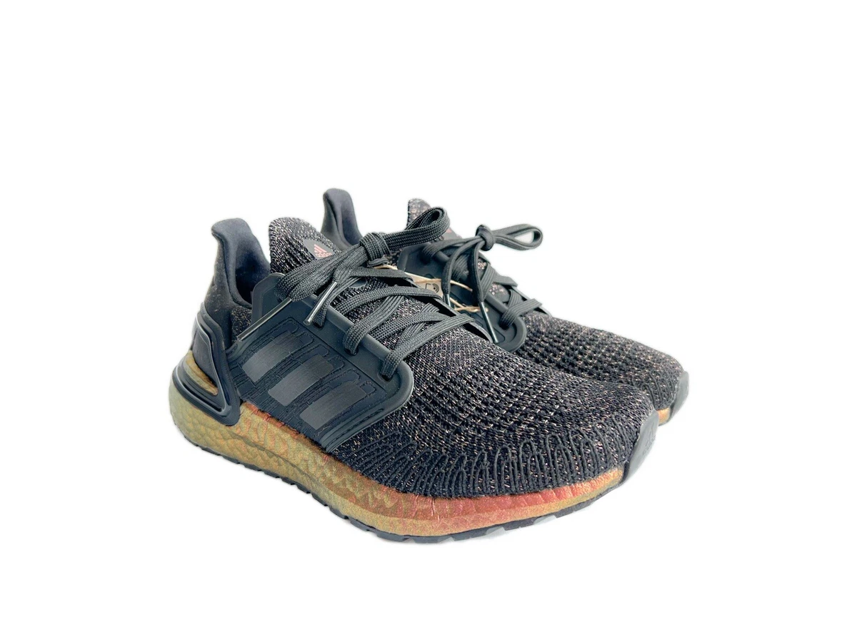Adidas Ultraboost 20 Black Signal Pink Running Shoes Women s Sz