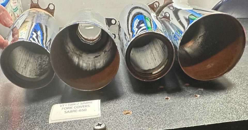 00-07 Juego de fundas Honda Shadow Sabre VT1100C2 51610-MBA-000 Foto 2 de 4