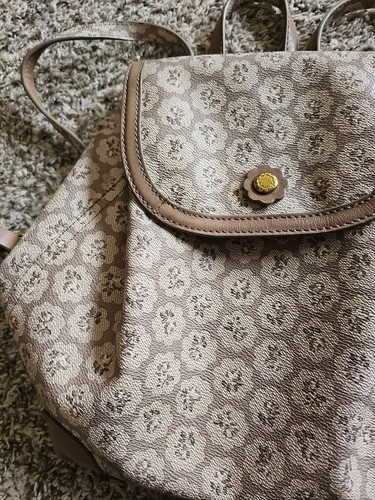 Cath Kidston leather backpack - Freston Rose Mini Backpack Style Purse PB - Picture 4 of 12