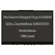 14'' FHD LCD Touch Screen Assembly For Lenovo Ideapad Yoga 9-14ITL5 5D10Y68157