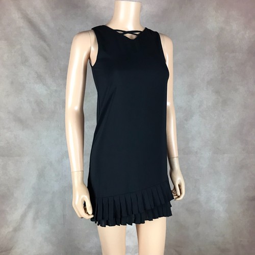 LAUNDRY by SHELLI SEGAL Girls' Ruffle-Hem Black Shift Dress NWT 12 - Picture 9 of 11