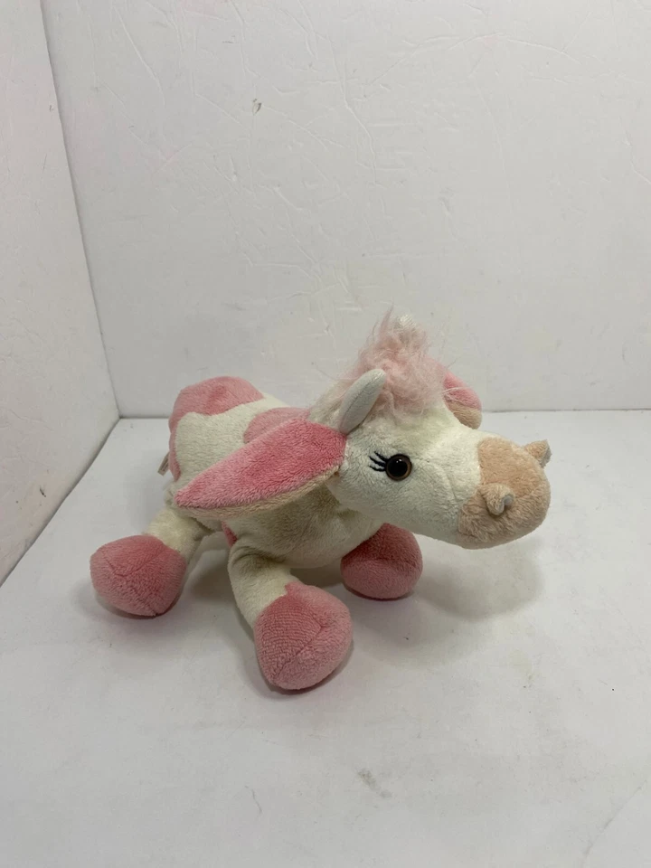 Ganz Webkinz Strawberry Cow HM500 Stuffed Animal Plush Toy Farm Moo 12" No Code - Image 2 of 4