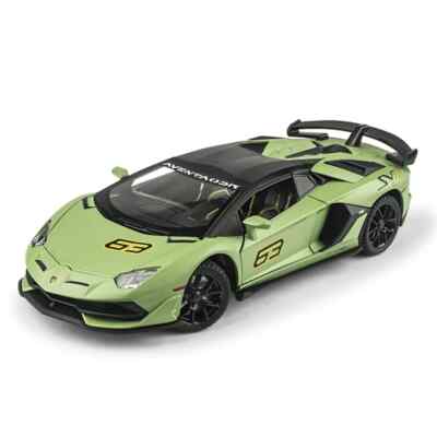 1:24 Lamborghini Aventador SVJ63 Alloy Racing Car Model Diecast