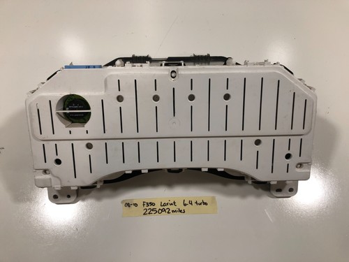 Instrument Cluster 2008 2009 2010 FORD F250 F350 white face - Picture 10 of 15