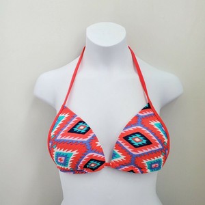 neon print bikini
