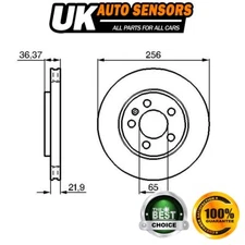 Fits VW Beetle Bora Golf Audi TT Seat Leon + Other Models Brake Disc Rear AST