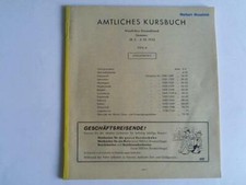 Deutsche Bundesbahn, Essen: Amtliches Kursbuch. Westliches Deutschland. ...