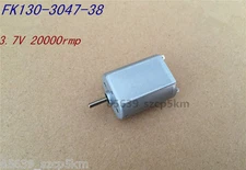 New 130 DC3.7V 20000RPM High Speed HM Carbon Brush DC Motor for DIY Accessories